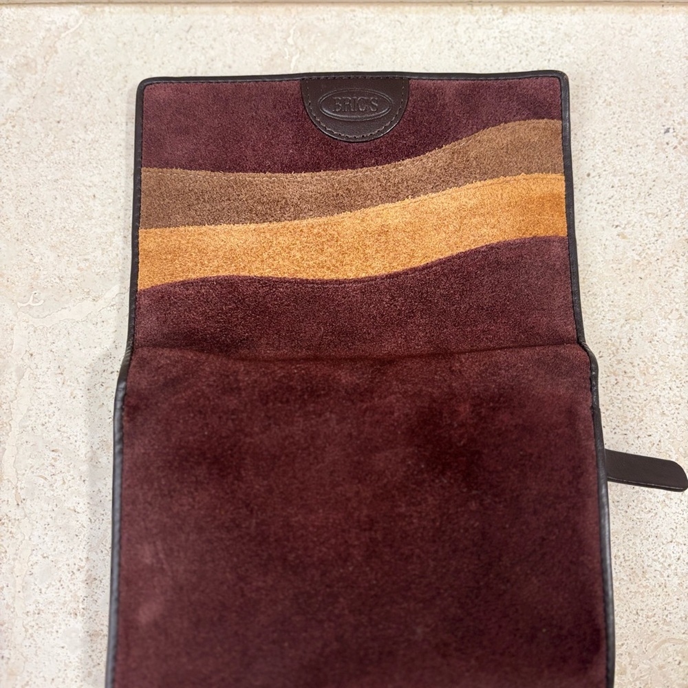 Brics Suede Wallet 6“ x 4“ - Picture 12 of 16